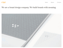 Tablet Screenshot of designcue.com
